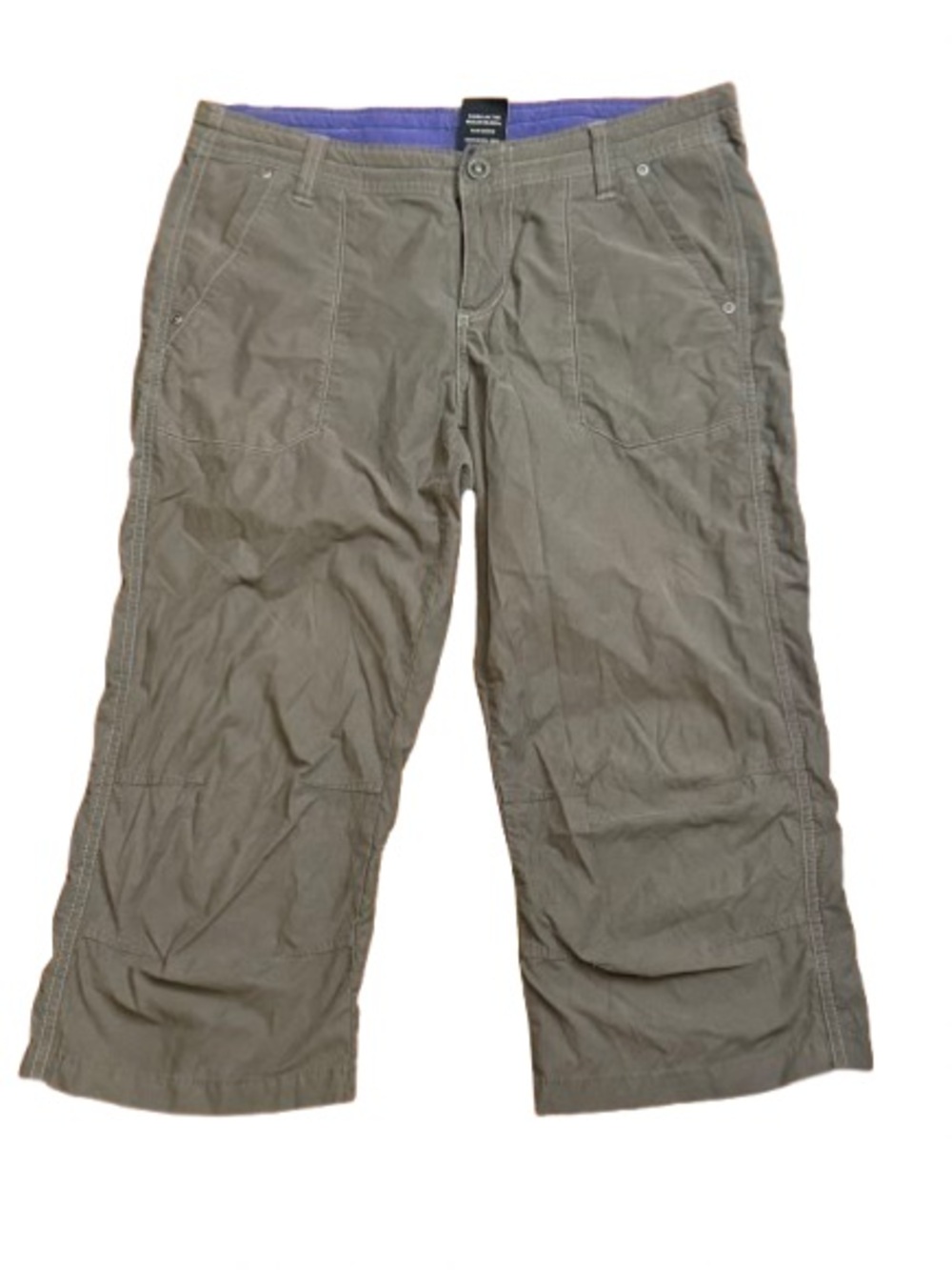 KÜHL Womens Olive Hiking Kendra Capris Size 8 Outdoor Stretch Cargo Crop Pan - Picture 2 of 9